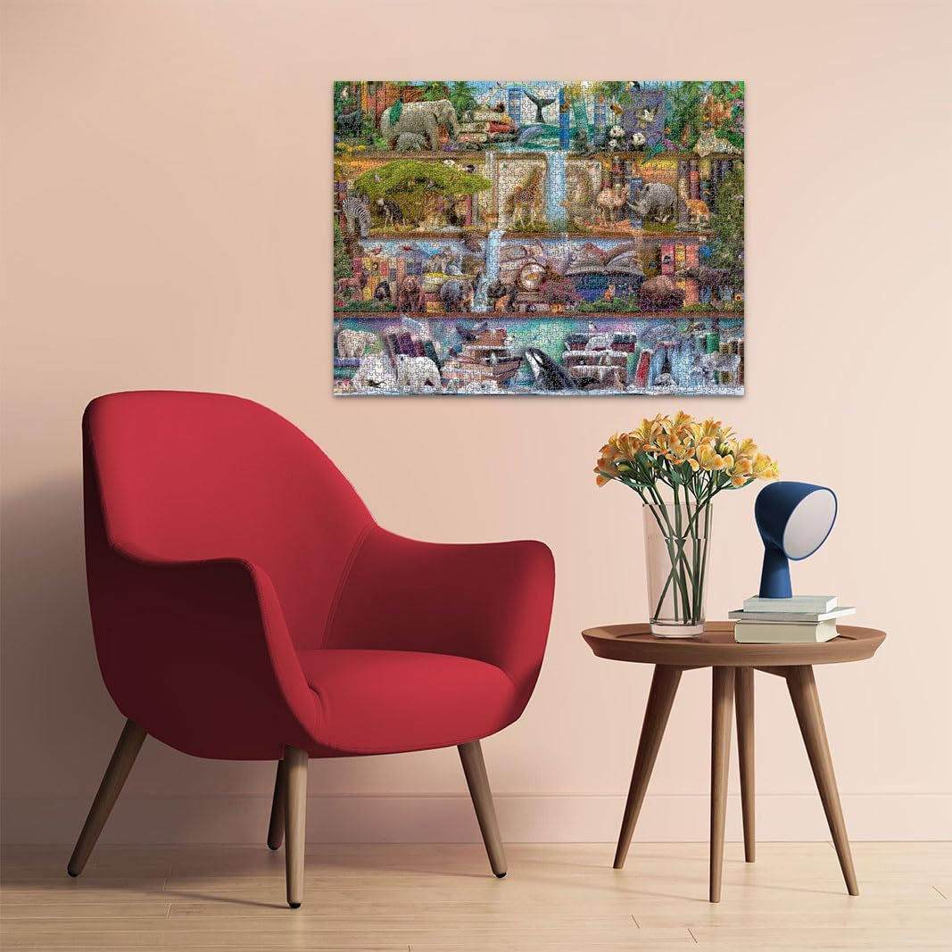 Ravensburger Puzzle 16652 - El mundo de los animales grandes - Puzzle de 2000 piezas para adultos y niños a partir de 14 años, diseñado por Aimee Stewart Puzzle Naty Shop