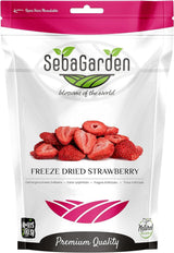 Seba Garden Premium, Deliciosas Fresas Mediterráneas Deshidratadas, Sin OGM y Vegano Naty Shop Productos Deshidratados 100 G
