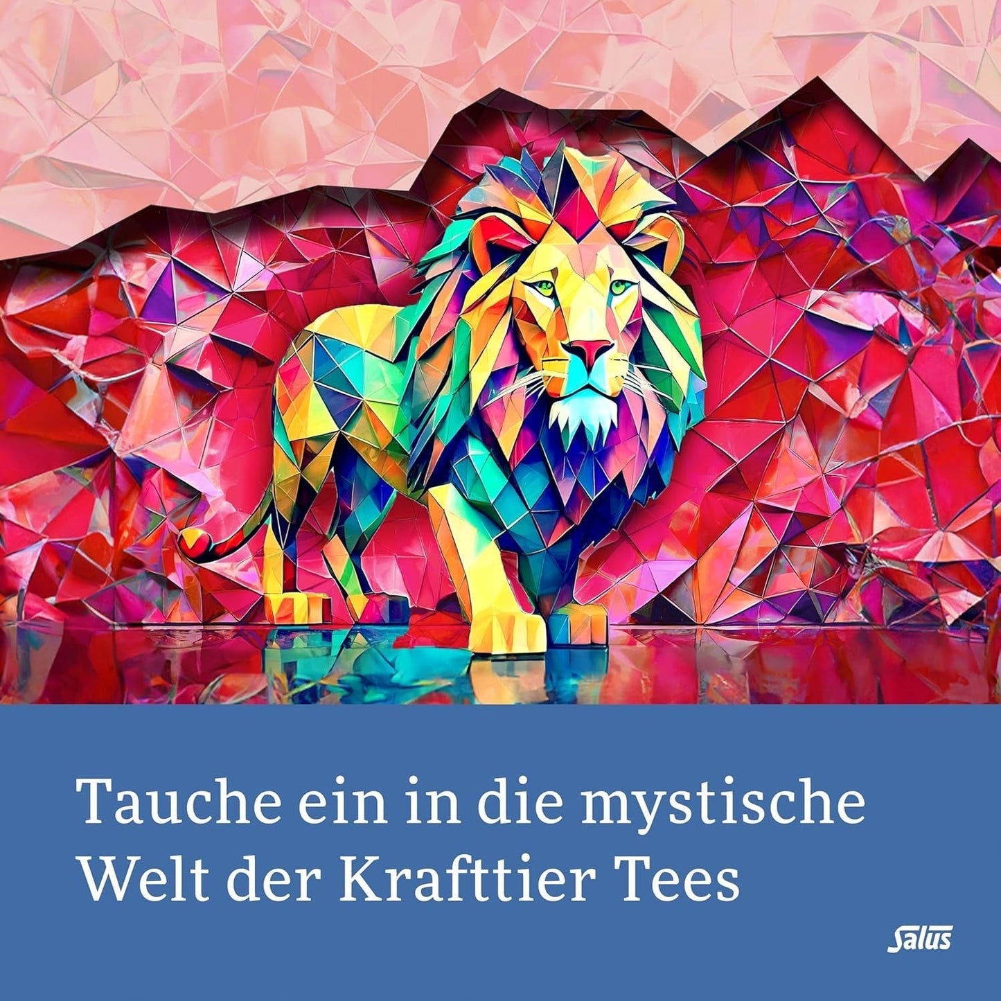Salus - Té Krafttier - El gato tranquilo - 1X 15 bolsas filtrantes (28,5 g) - Té de hierbas con menta y Ashwagandha - Orgánico