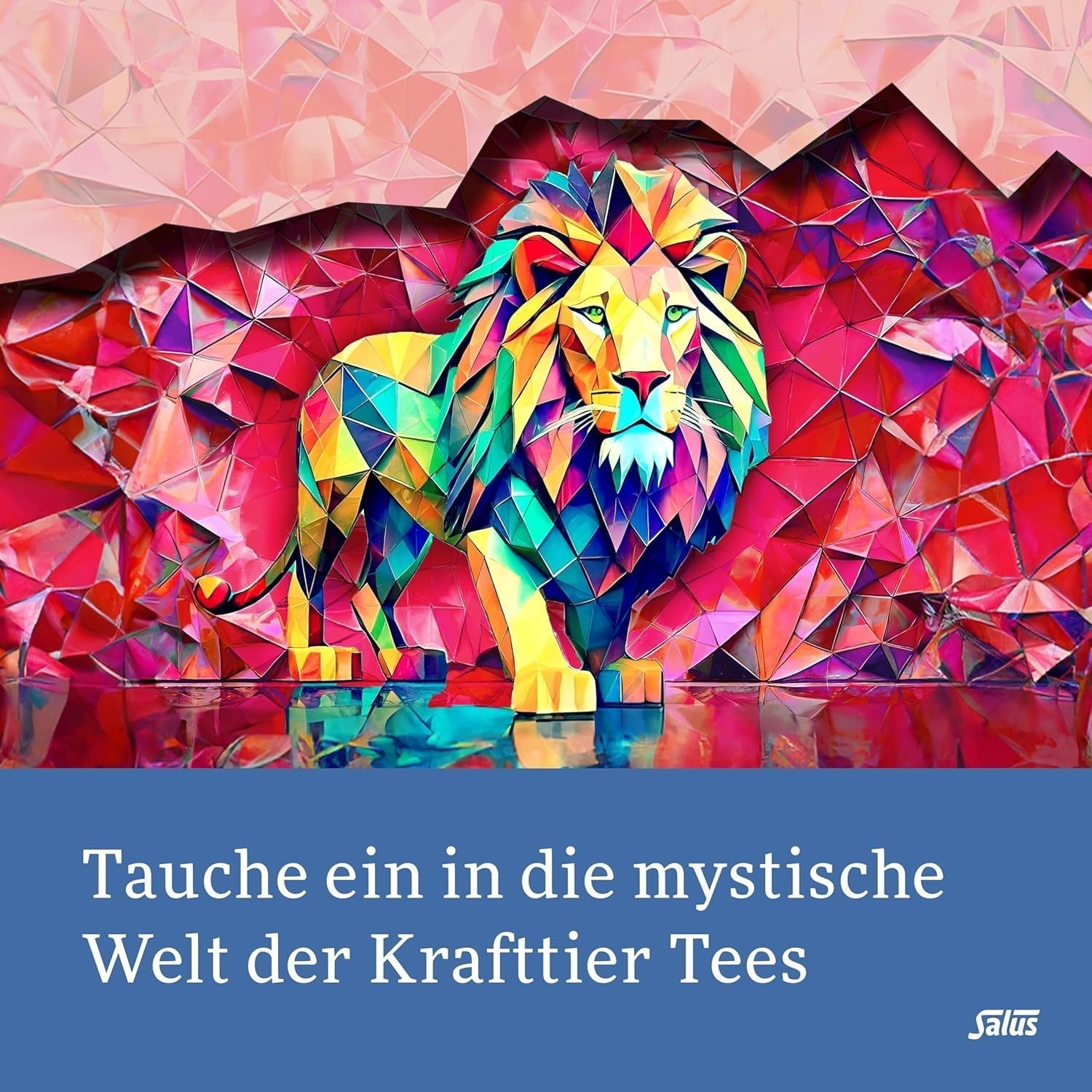 Salus - Té Krafttier - El gato tranquilo - 1X 15 bolsas filtrantes (28,5 g) - Té de hierbas con menta y Ashwagandha - Orgánico
