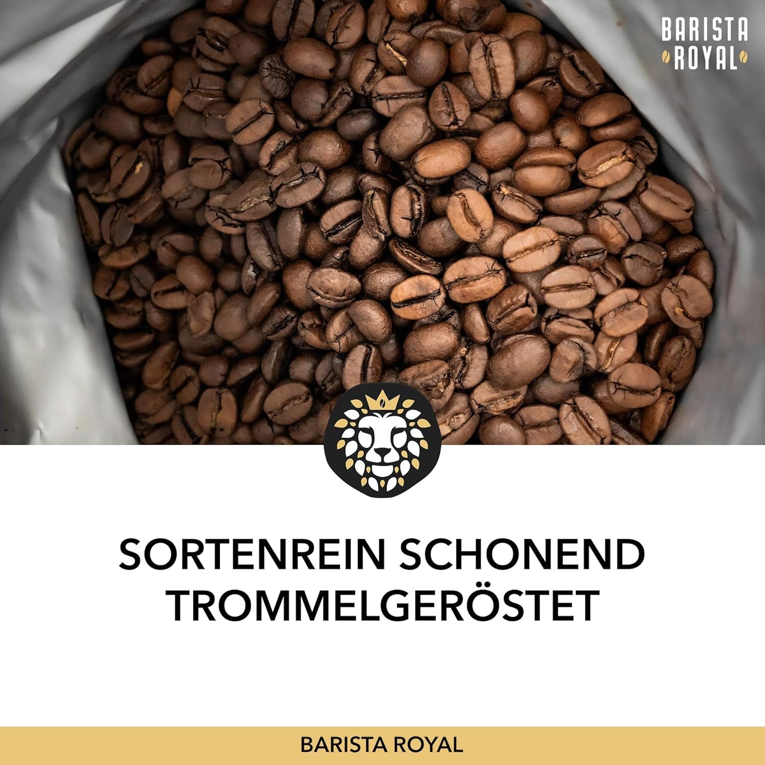 BARISTA ROYAL Bio Kaffeebohnen 1kg "Selección Especial" | Frische Kaffeebohnen directamente recibido | 70% Arábica, 30% Robusta Café ganze Bohnen | Ideal para máquinas totalmente automáticas y de filtrado.