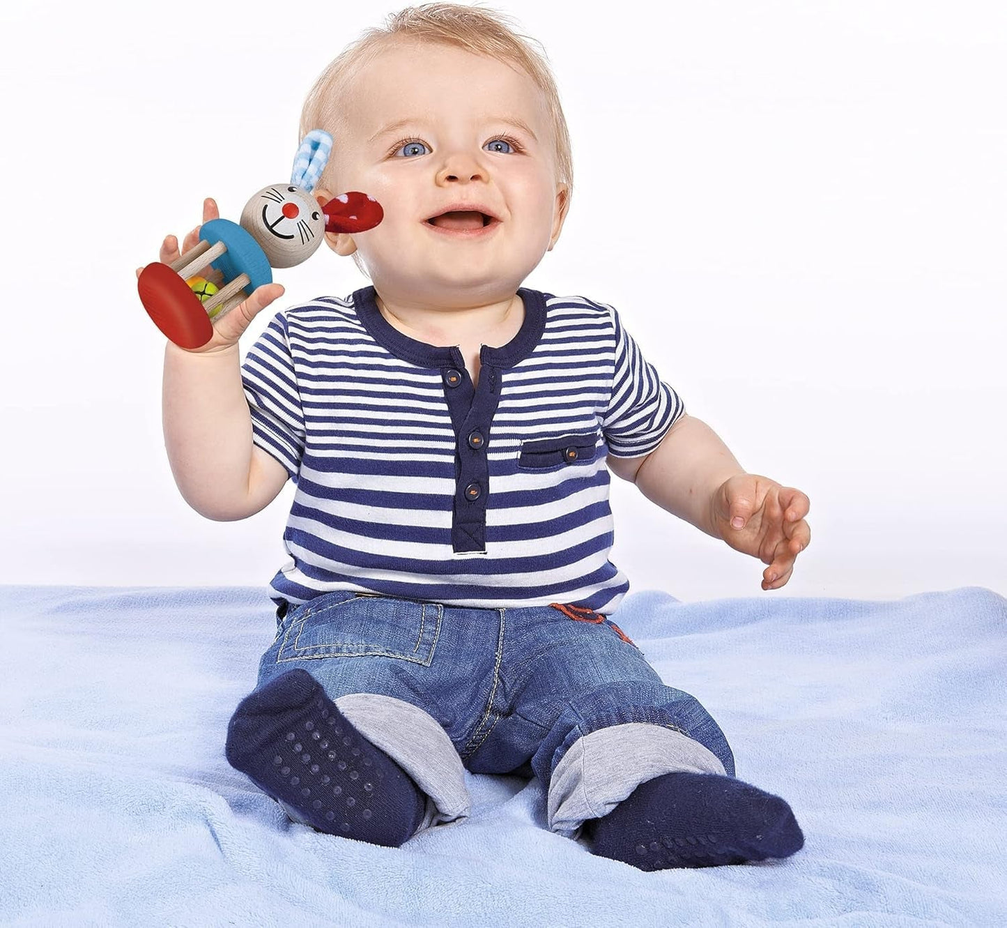 Eichhorn/Heros 100017013 - Sonajero para niños, estampado - conejo Baby Toys Naty Shop