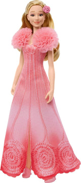 Mattel Muñeca de moda Glinda cantante de Wicked y accesorios, muebles y apariencia inspirada en la película y atuendo removible, canta "Hotly Loved", JLG49, Pink Naty Shop Dolls