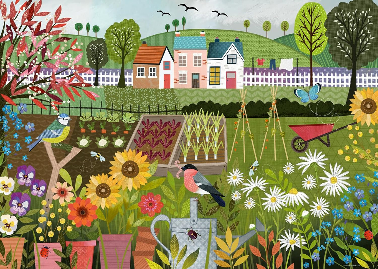 Ravensburger Puzzle 12001178 - Garden Allotment - Puzzle de 1000 piezas para adultos y niños mayores de 14 años Puzzle Naty Shop Nuevo diseño