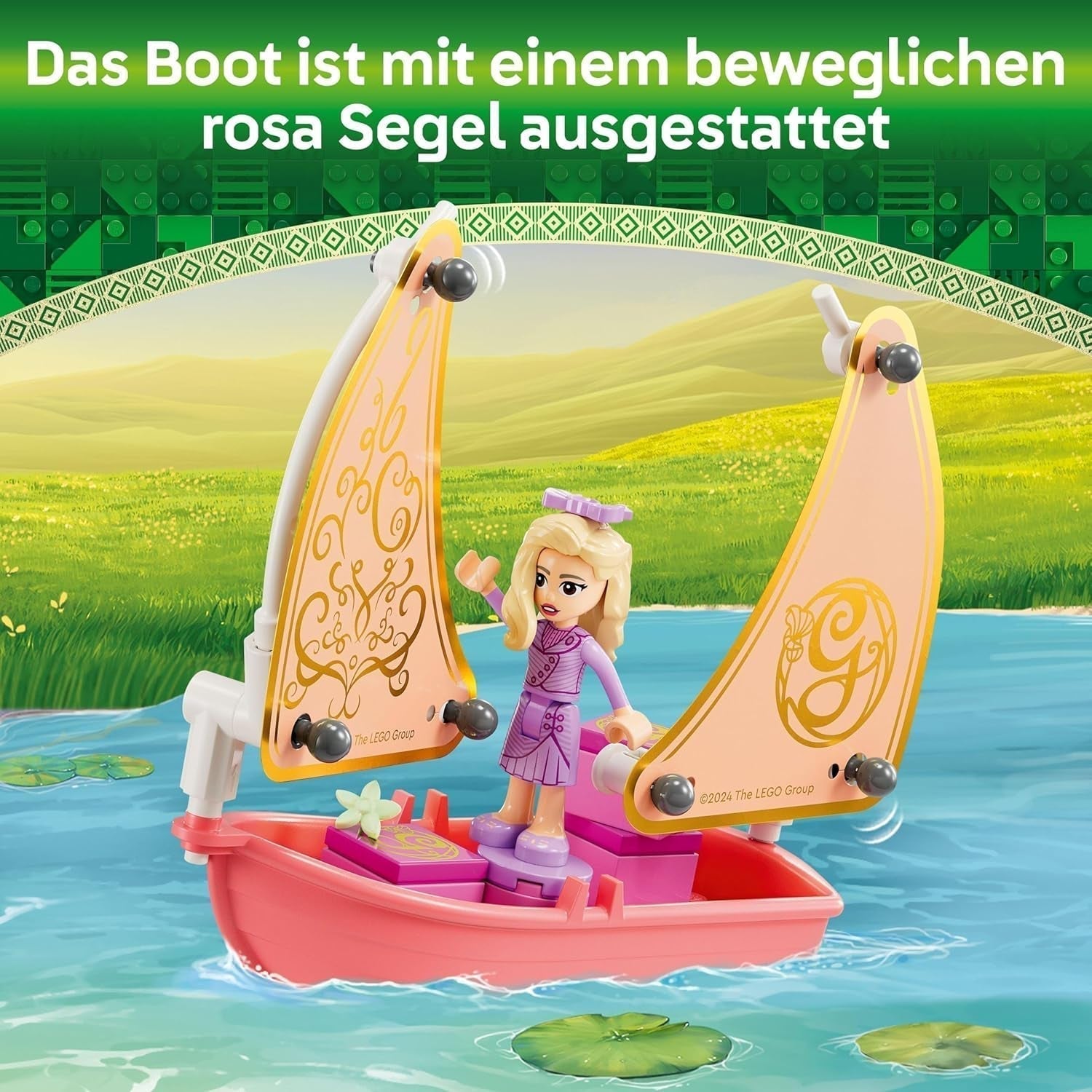 LEGO Wicked Glinda, Elphaba y Nessarose en la Universidad de Shiz Velero y 3 figuras Barco de juguete Regalo para niñas y niños a partir de 7 años Amantes de las casas de muñecas 75681 Juegos de construcción Besuche den LEGO-Store