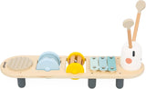 Janod - Pistas musicales Sweet Cocoon - 5 actividades musicales para niños - Educación musical temprana - Juguete de madera FSC - A partir de 12 meses, J04058 Baby Toys Naty Shop