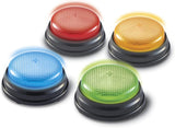 Learning Resources Light & Sound Buzzer juegos educativos a partir de 3 años Juguete infantil de preguntas con 4 sonidos diferentes para noches de juegos y aulas Juguetes Bebe Naty Shop