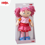 Muñeca HABA Lily Lou - Muñeca de tela suave a partir de 18 meses - 30 cm con ropa y pelo - Compañera de juegos ideal para niños pequeños - 1302842001