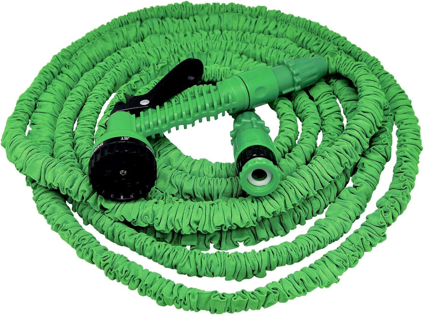 C2607A Manguera Basic – Manguera extensible con presión de agua, verde, 7,5 metros