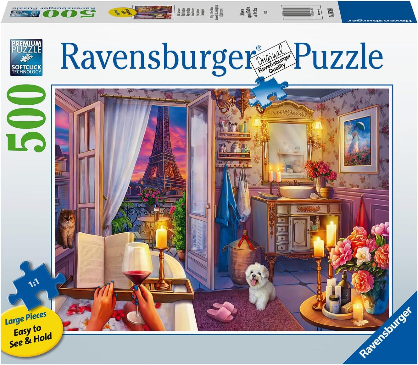 Ravensburger Puzzle - In Tub - Puzzle de 500 piezas Edición Dorada Naty Shop Título predeterminado