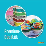 Decocino Juego de colorantes alimentarios de neón - 3 piezas - Rojo, rosa, morado - Colorante alimentario en dosis altas - Para colorear pasteles, muffins y cupcakes - Sin sabor