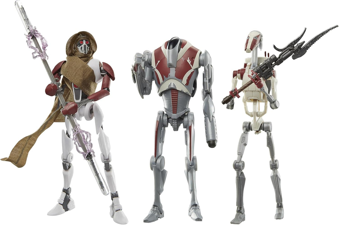 Star Wars Black Series Magna Raider, Super Battle Droid, Jedi Battle Droid: Survivor Action Figures 3-pack, Escala 15 cm Figuras de acción Naty Shop Título predeterminado