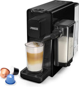 Cafetera espresso multicápsulas Princess 4 en 1 - 1450 vatios, cápsulas, monodosis, café molido, sin BPA, 249450, 01.249450.01.001, negra, plateada