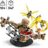 LEGO Marvel Spider-Man vs. Sandman: Enfrentamiento Juguete de superhéroe con figuras que incluyen un lagarto y un juego de rol eléctrico Juguete de construcción Regalo para niños y niñas entusiastas de la acción 76280 Juegos de construcción Besuche den LEGO-Store