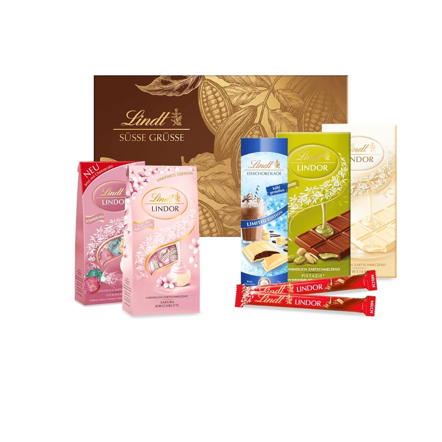 Chocolate Lindt | Surtido LINDOR | 1371g | 110 trufas de fino chocolate con relleno que se deshace en la boca | Regalo de chocolate para compartir