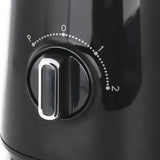 Emerio Batidora con base BPA Frei Crush Ice Función 1,5 L Behälter 2 Geschwindigkeiten + Pulse Funktion Messereinheit Aus Edelstahl Sicherheitsschalter Geschirrspülgeeignet 500 Watt BL-12816.8 Schwarz Bucatarie Naty Shop
