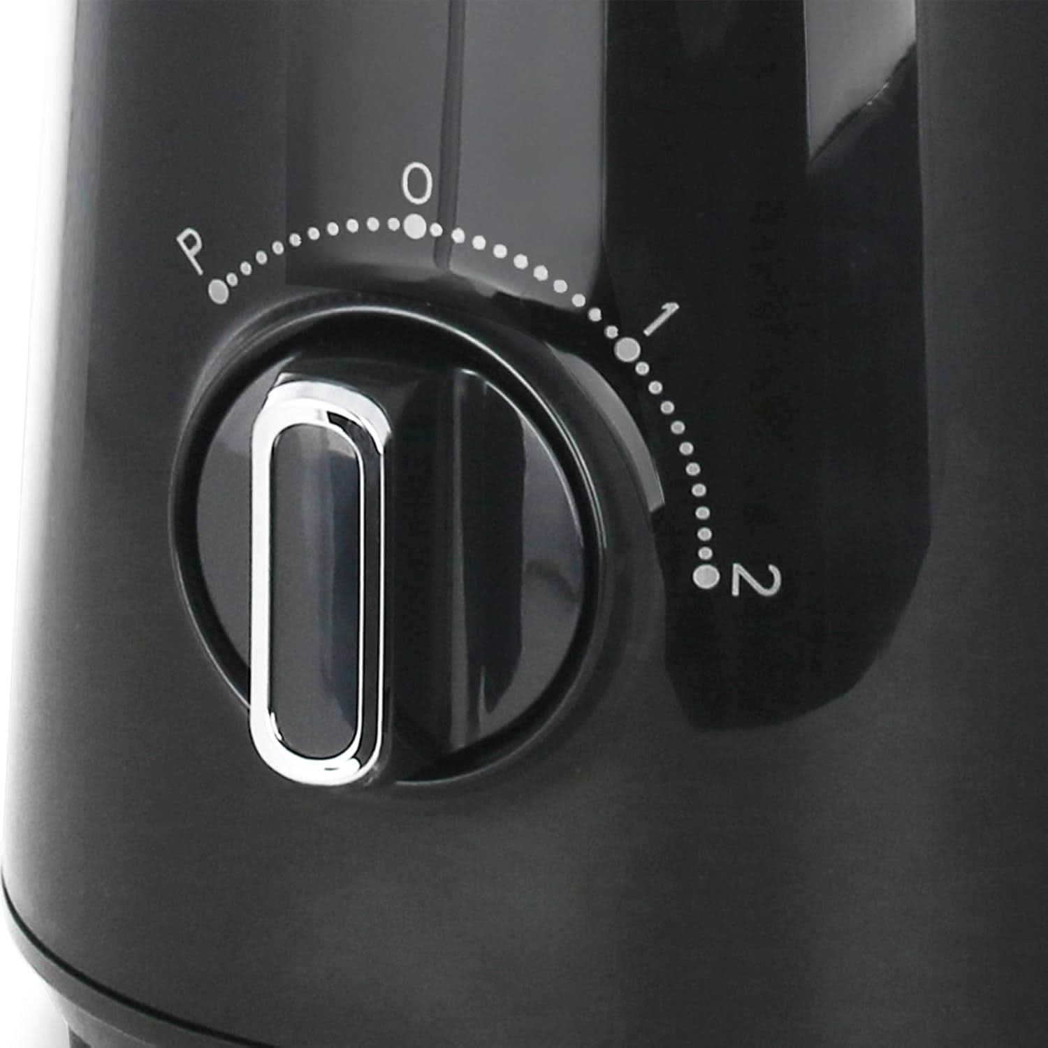 Emerio Batidora con base BPA Frei Crush Ice Función 1,5 L Behälter 2 Geschwindigkeiten + Pulse Funktion Messereinheit Aus Edelstahl Sicherheitsschalter Geschirrspülgeeignet 500 Watt BL-12816.8 Schwarz Bucatarie Naty Shop