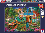 Schmidt Spiele 57379 Camper Romance, rompecabezas de 500 piezas Puzzle Naty Shop Título predeterminado