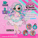 Jajaja ¡Sorpresa! Serie OMG Eye Spy - Hada - Incluye 1 muñeca con atuendo y accesorios, resolución de acertijos y descubrimiento sorpresa, 4 muñecas coleccionables