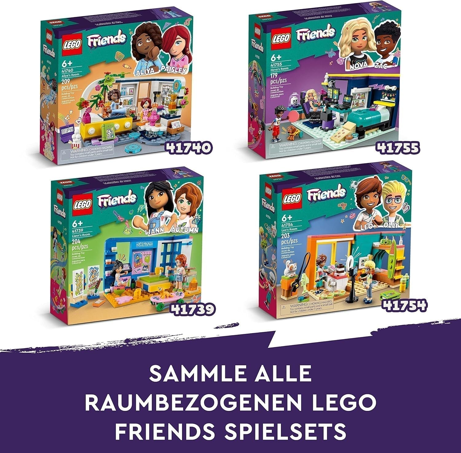 LEGO 41739 Friends Habitación de Liann, Mini juguete con temática artística, pequeño regalo de colección con minimuñecas de Liann, Otoño y Mascotas, serie 2023 Besuche den LEGO-Store
