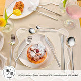 Karaca Focus Elegance, cubertería 84 piezas, 12 personas Cocina Naty Shop