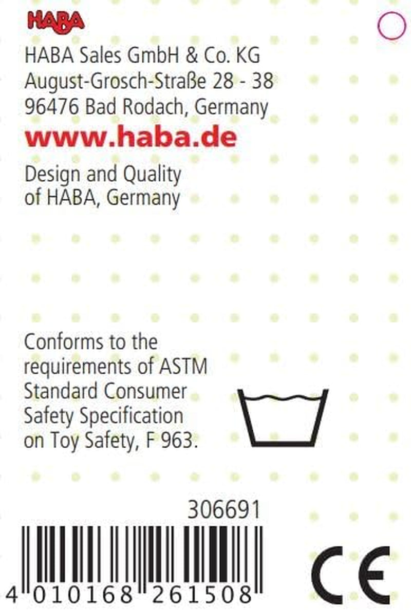 HABA 306691 - Sonajero Figura Foca, juguete para agarrar a partir de 6 meses, Made in Germany, gris Juguetes Bebé Naty Shop