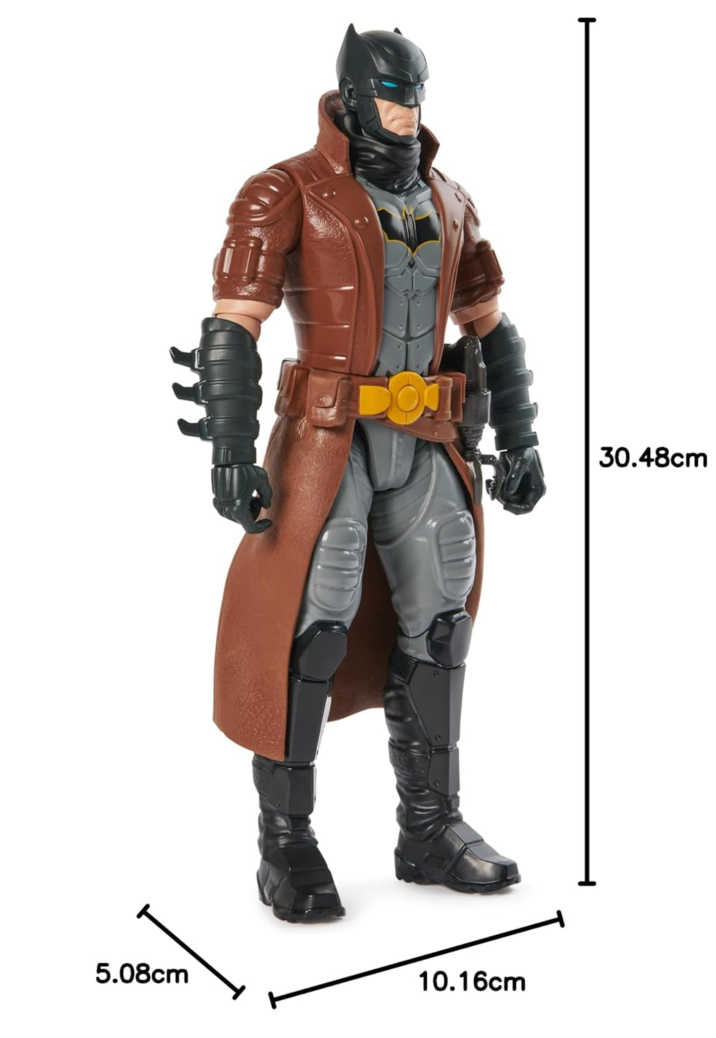 Figura de acción de Batman de DC Comics 30 cm de alto Totalmente móvil para aventuras emocionantes y acrobacias llenas de acción Juguete para niños de 3 años en adelante Figuras de acción Naty Shop