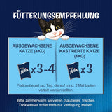 Felix Sensations Sauces Comida húmeda para gatos, mezcla de pescado variada, paquete de 6 (6 x 12 sobres de 85 g cada uno)