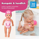 BABY Born Mi Primera Niña Nadadora - Muñeca 30cm - Muñeca de Baño con Mecanismo Giratorio, Resistente al Agua - Funciona sin Pilas - Apto para niños a partir de 1 año
