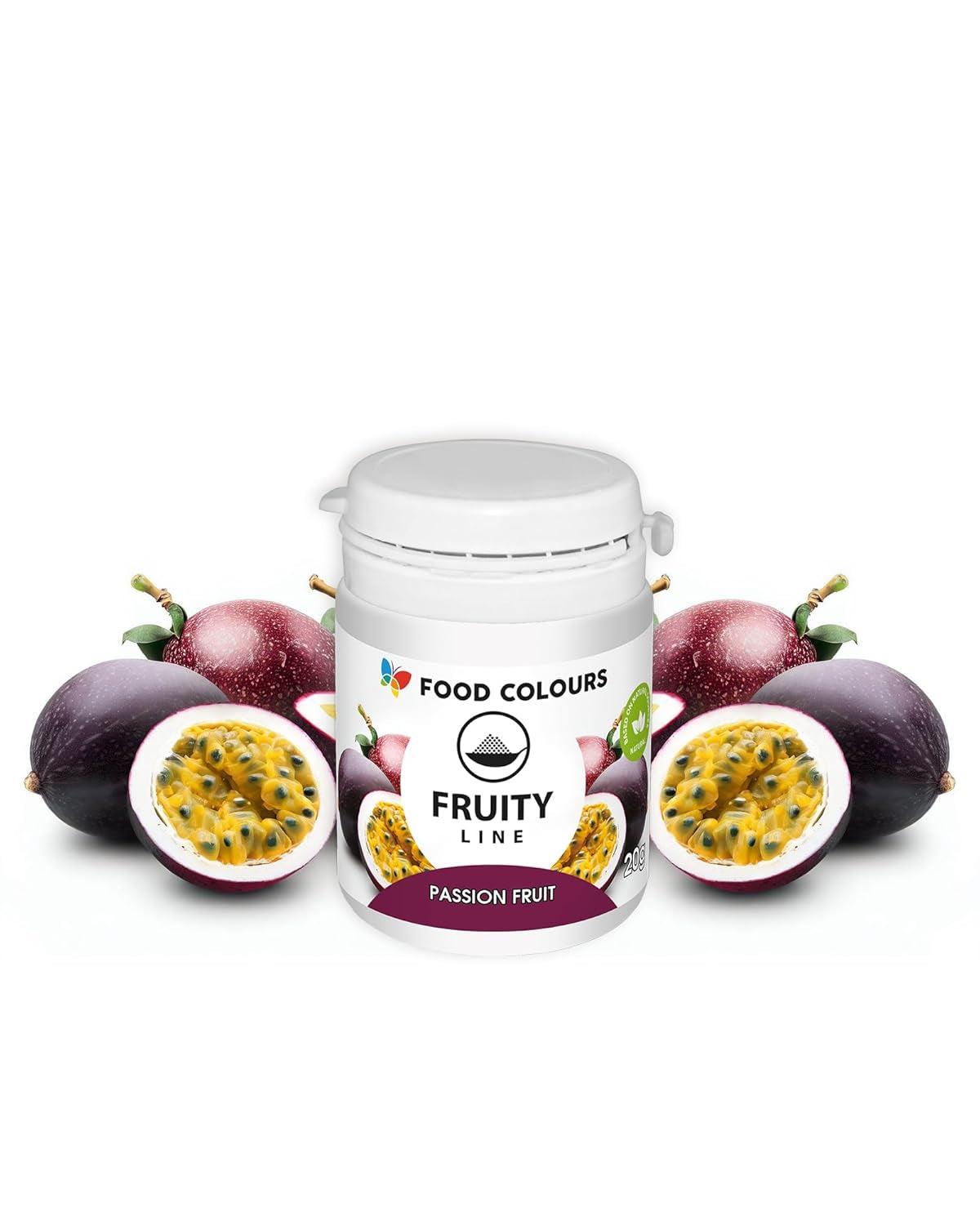 Colorante alimentario en polvo colorante natural Fruity Line ARÁNDANO 20G colorante natural en polvo para cremas glaseadas masa de bizcocho en polvo colorante alimentario para bebidas gelatinas