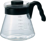 4977642019126 Jarra para servir café V60 700 ml VCS-02B, vidrio, incoloro, 17,3 x 14,1 x 13 cm