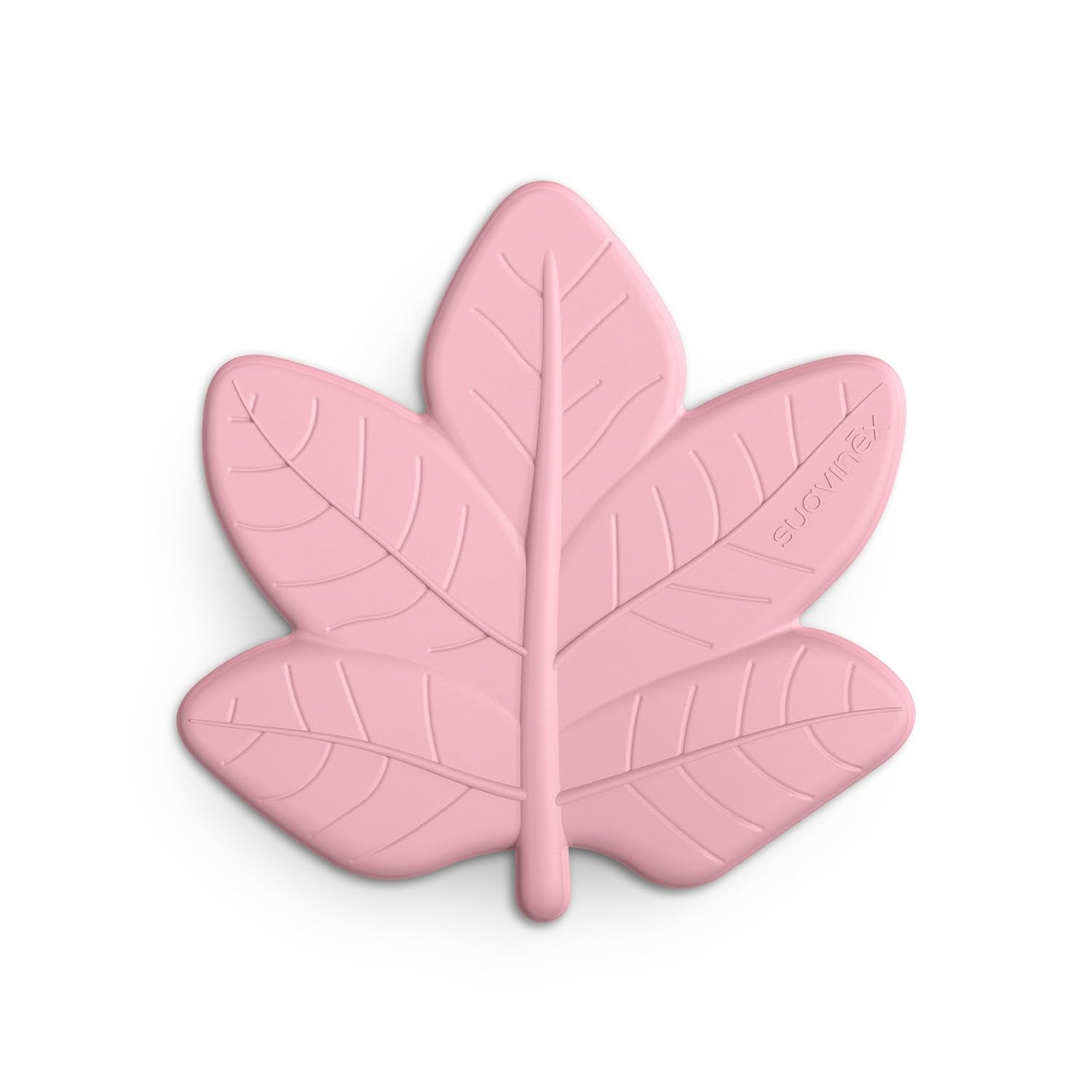Suavinex, mordedor monobloque de silicona. Suave, flexible, seguro. Calma y calma las encías del bebé. Ergonómico, de fácil agarre, texturizado/relieve. Diseño con bosque, Poesía, Verde