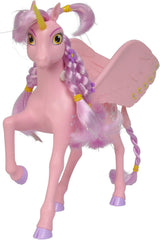 Simba 109480092 - Mia and Me Unicornio Kyara, con alas móviles, pinzas para el pelo y cepillo para peinar, 20 cm, a partir de 3 años, rosa Naty Shop Muñecas