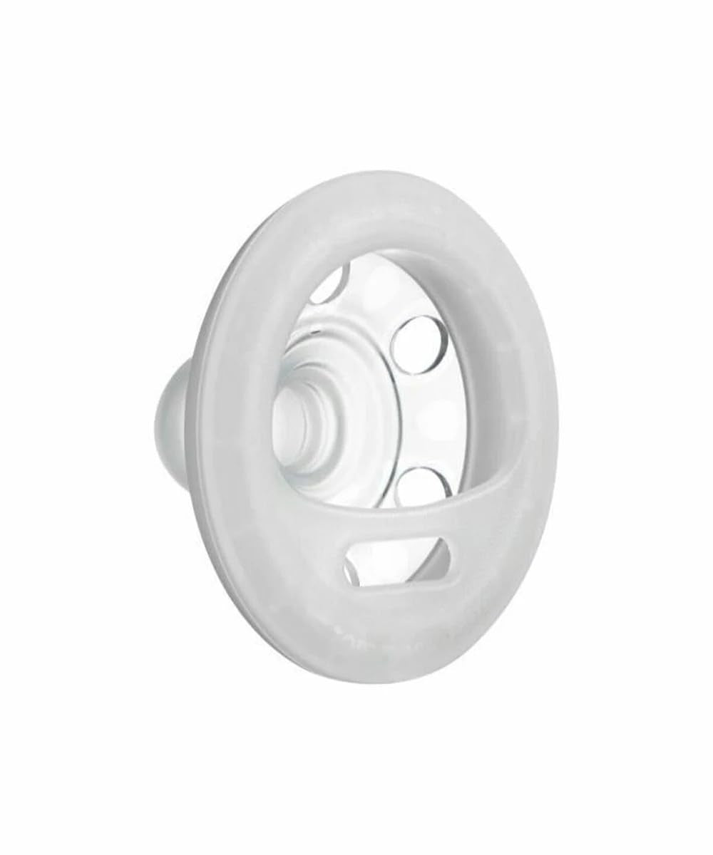 Chupetes de látex de cereza Tommee Tippee 0-6 meses, paquete de 2 chupetes en bolsa de látex 100% natural