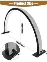Kalolary Lampadaire, Lash Lumière Pour Extensions De Cils Regglable À 360°, 3000K-6000K Demi-Lune Lamp, Lamp De Beauté (lámpara de media luna)