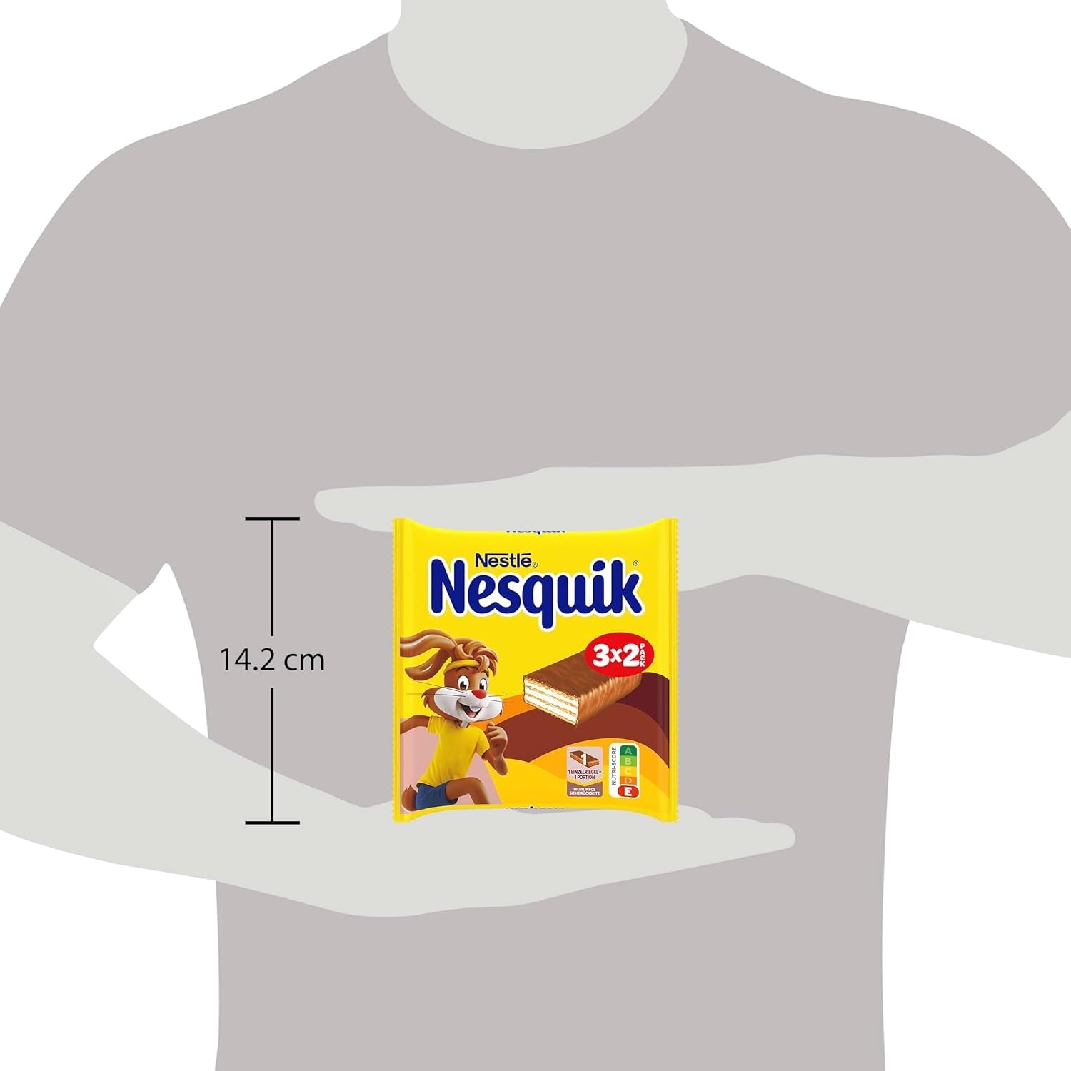 Nestlé Crunchy Waffle Delicious Milk Chocolate Waffle Bar Multi Pack 1 paquete (3x26g cada uno)