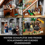 LEGO Icons El Señor de los Anillos: Rivendell - Set de colección y exhibición para adultos con 15 minifiguras únicas, incluidas Gandalf, Legolas, Aragorn y Frodo, exclusivamente en Amazon - 10316 Juegos de construcción Besuche den LEGO-Store
