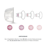 Nuvita Materno Smart Wear 1287W - Sacaleches eléctrico portátil manos libres - Tecnología trifásica, personalizable, portátil, kit de conversión de sacaleches doble disponible Accesorios Alimentación y Lactancia Tienda Bebe Naty