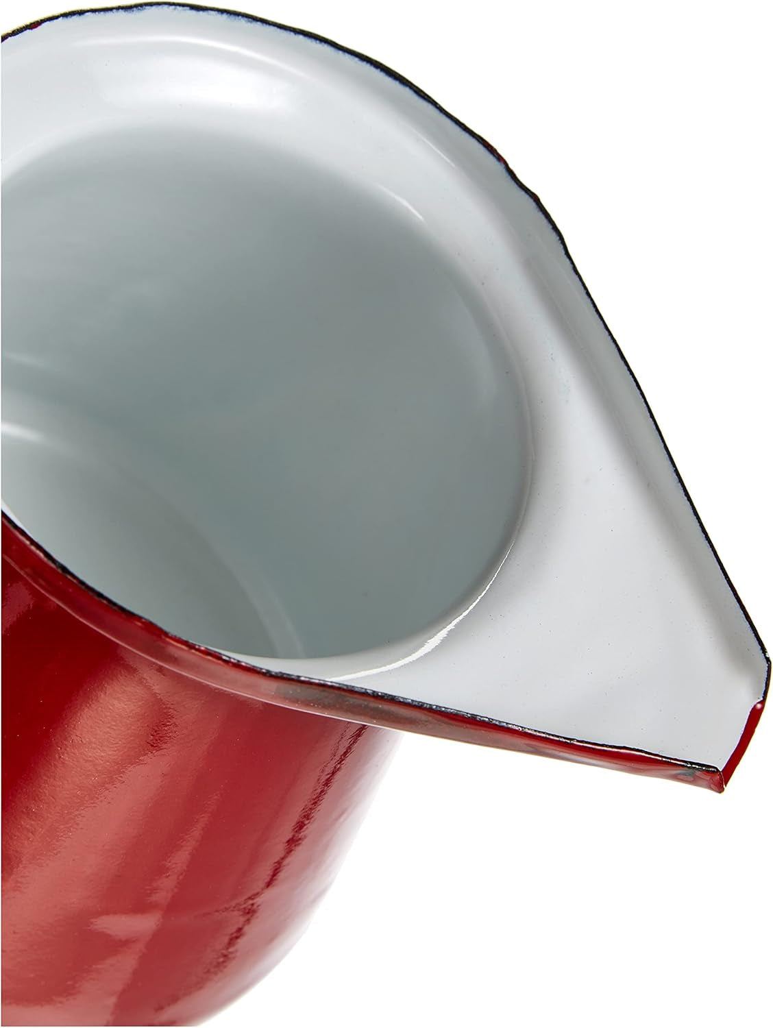 910550 – Taza de leche roja, sirve 0,50 litros.