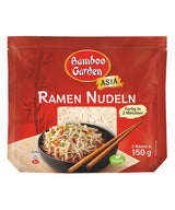 Bamboo Garden - Fideos ramen precocidos | Listo en 2 minutos | Veganos | 300 g en una bolsa