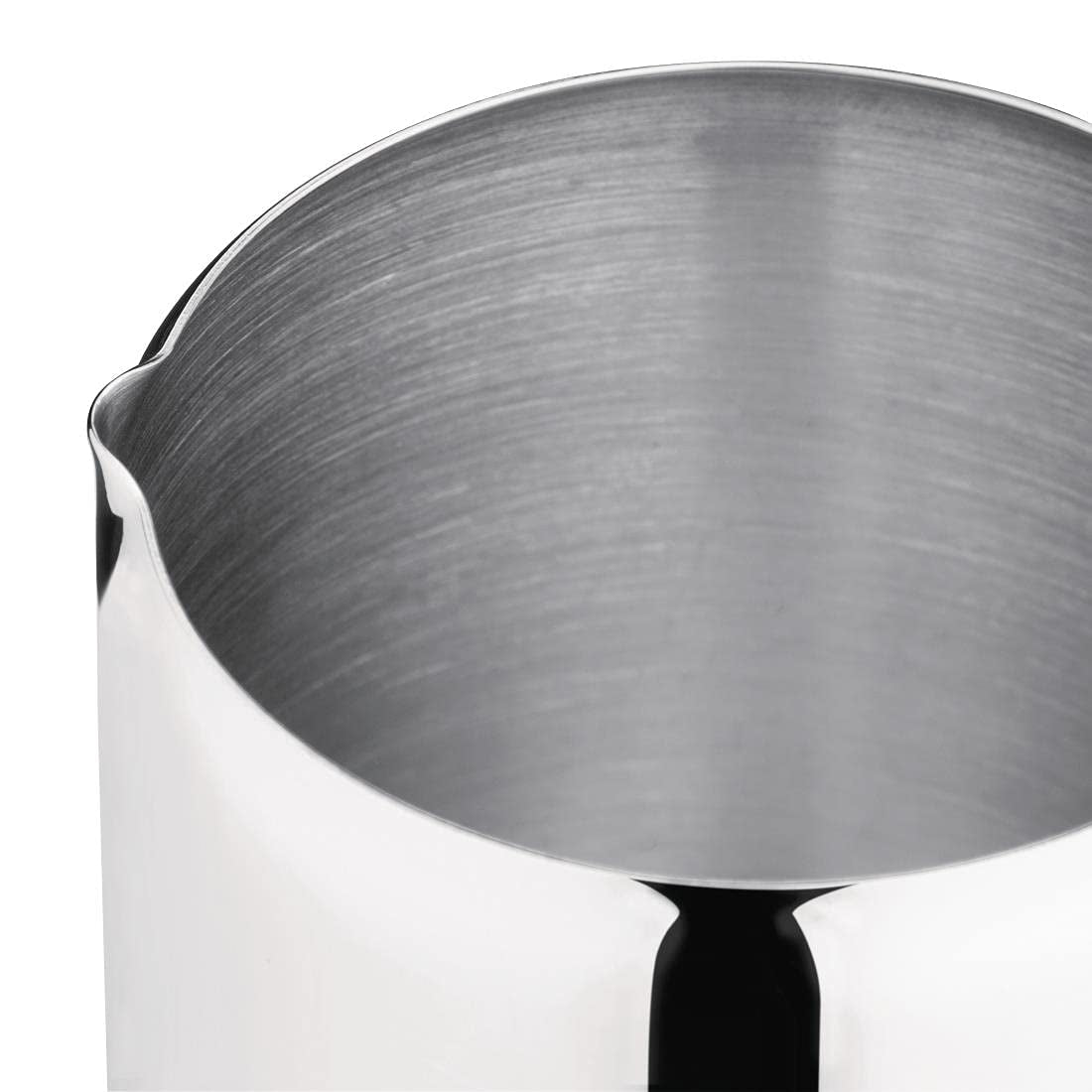 Taza de leche Olympia Concorde, acero inoxidable, 75 x 75 mm, taza, crema, jarra