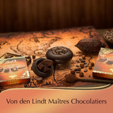 Chocolate Lindt | Caja de praliné criollo | 100g | 9 bombones en 4 deliciosos surtidos, elaborados 100% con cacao fino, sin alcohol | Set de regalo de chocolates