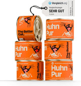 The Better Cat - Comida húmeda sin cereales con contenido extra alto de carne - Comida premium para gatos sin cereales y sin azúcar (200 g, Pollo)