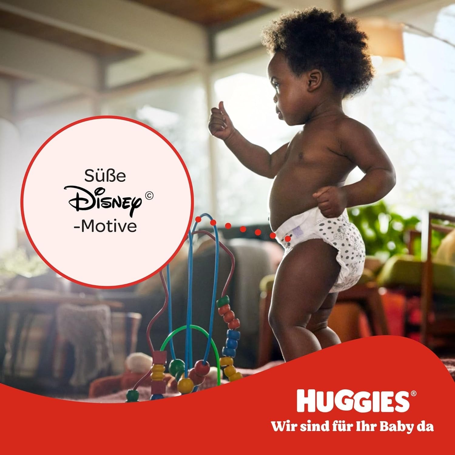 Pantalones Huggies Little Movers Disney, talla 4, 120 unidades (4x30), caja mensual