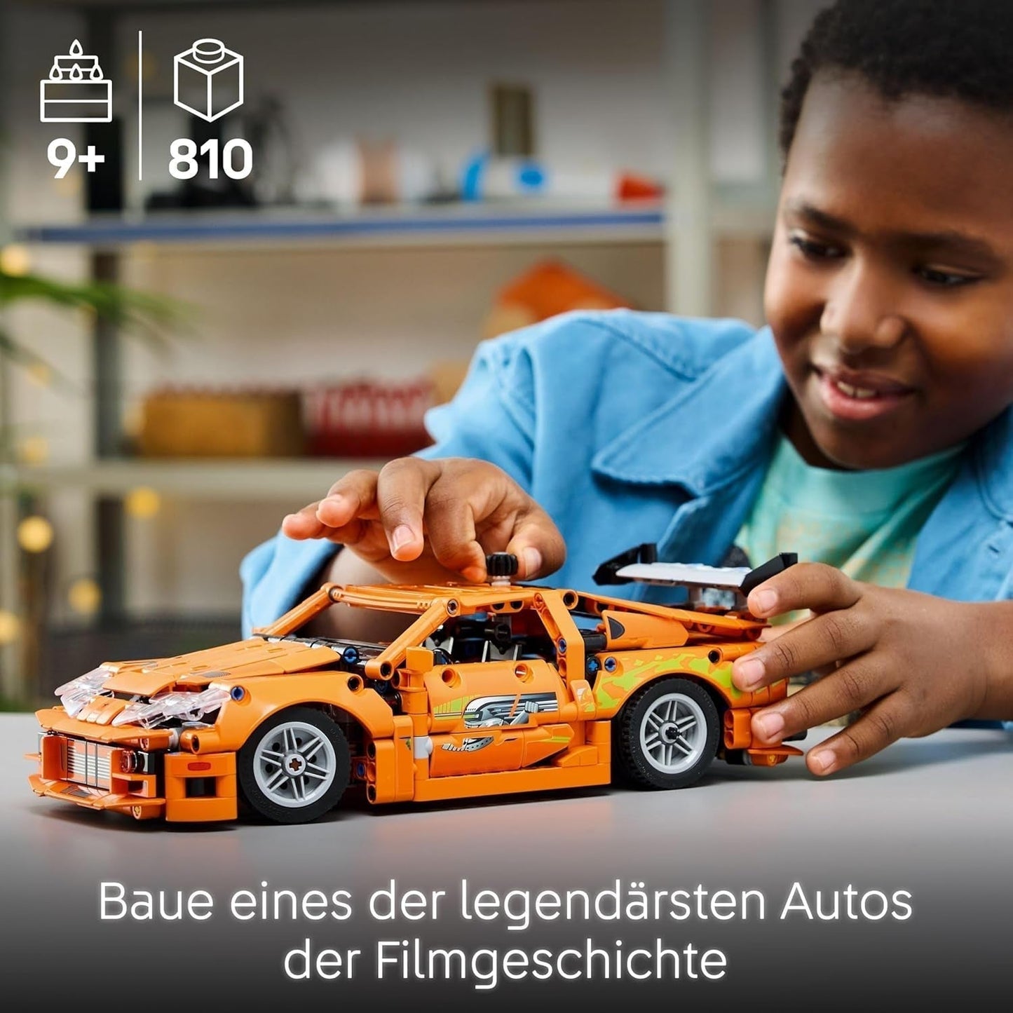 LEGO Technic Toyota Supra MK4 Fast and Furious - Coche de juguete - Con motor de 6 cilindros y puertas que se abren - Set de modelos para niños y niñas mayores de 9 años - Idea de regalo de cumpleaños 42204 Juegos de construcción Beuche den LEGO-Store