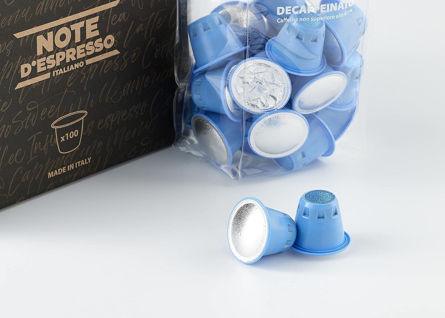 Cápsulas de Café Decaffeinato Compatibles Nespresso 5,6g x 100 cápsulas