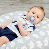 Chicco Chupete PhysioForma Comfort 6-16 meses, 1 pieza, chupete con tetina de silicona, favorece la respiración fisiológica y favorece el correcto desarrollo bucal, azul