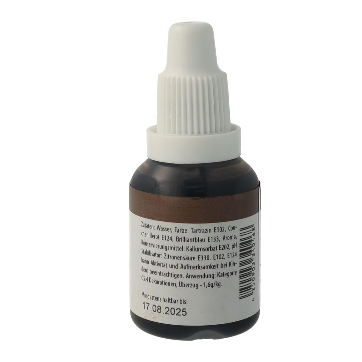 Colorante alimentario Bakeryteam Airbrush Marrón 20ml