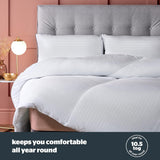 Edredón Silentnight Hotel Collection 10.5 Tog - cama de matrimonio, poliéster, blanco Edredones y edredones Naty Shop