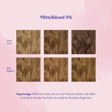 Set de Tinte Capilar Permanente Cobertura 100% de Canas Coloración Casera Tintes Capilares 0% Amoniaco Tintes Capilares Multidimensionales Tintes Capilares Profesionales Naty Shop Tinte Capilar